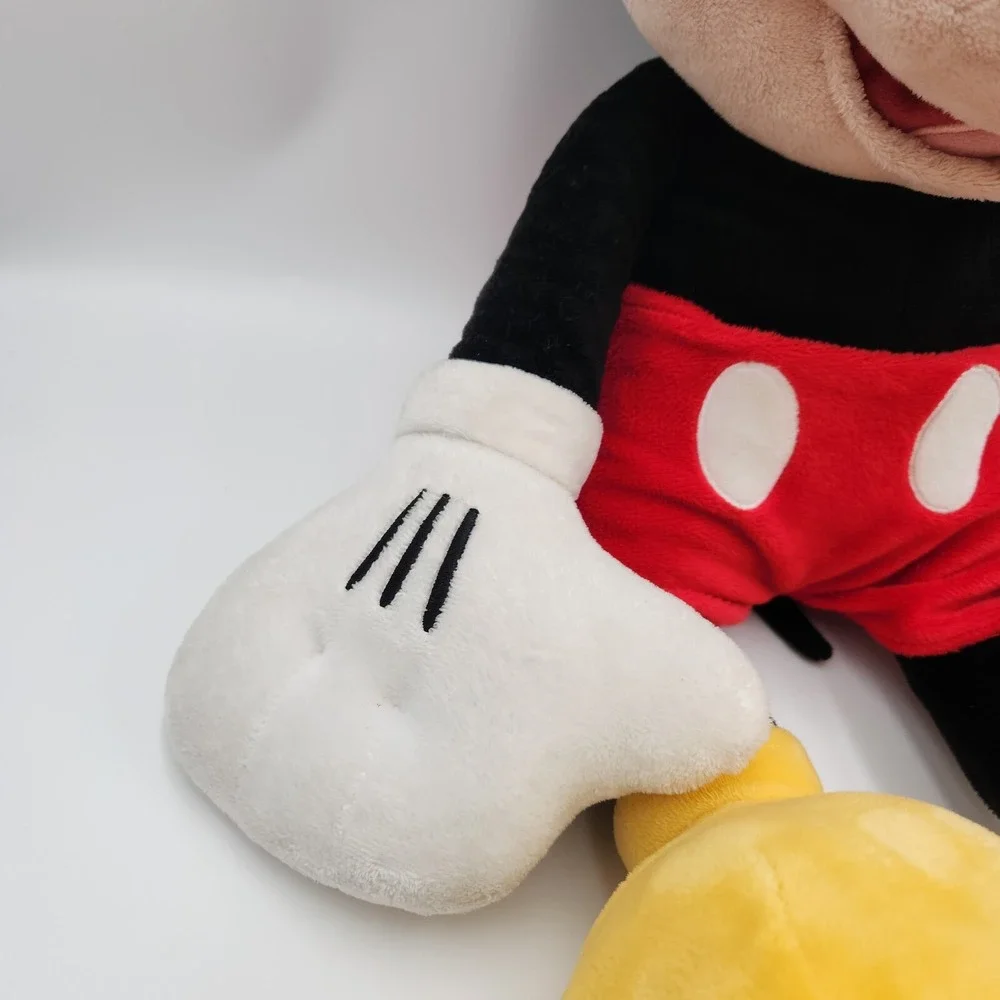 Disney Mickey Mouse Clubhouse Yellow Tennis Shoes Floppy Plush‎ Toy for Kids